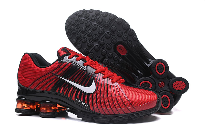 2018 Nike AIR Shox Black Red White Shoes - Click Image to Close